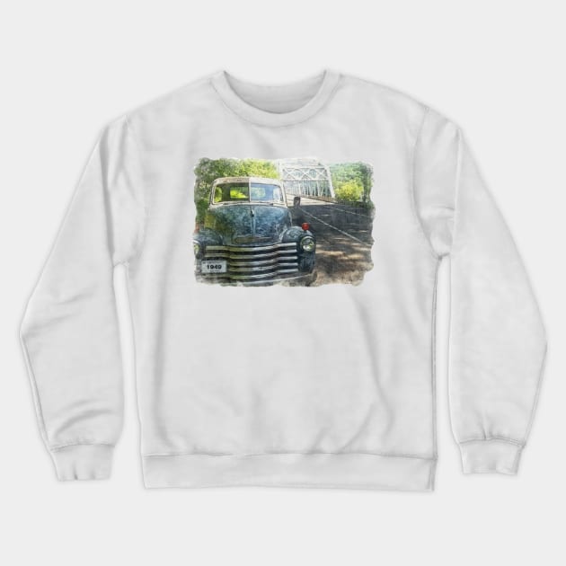 Out for a Drive Crewneck Sweatshirt by unclejohn